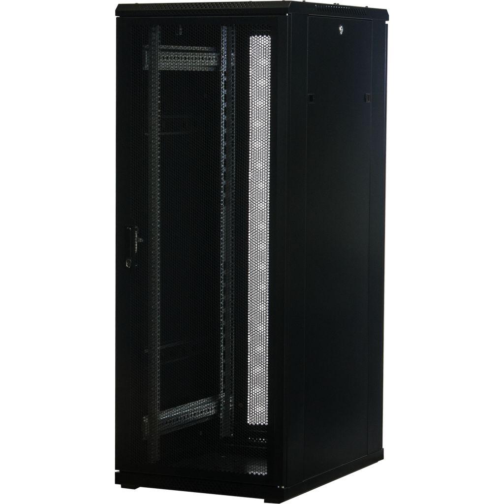 Rockstable 19 Zoll Serverschrank | Netzwerkschrank 32HE 600x800x1600mm (BxTxH) | RS19-6832PP | perforierte Tür - RS19-6832PP - 4260714310826