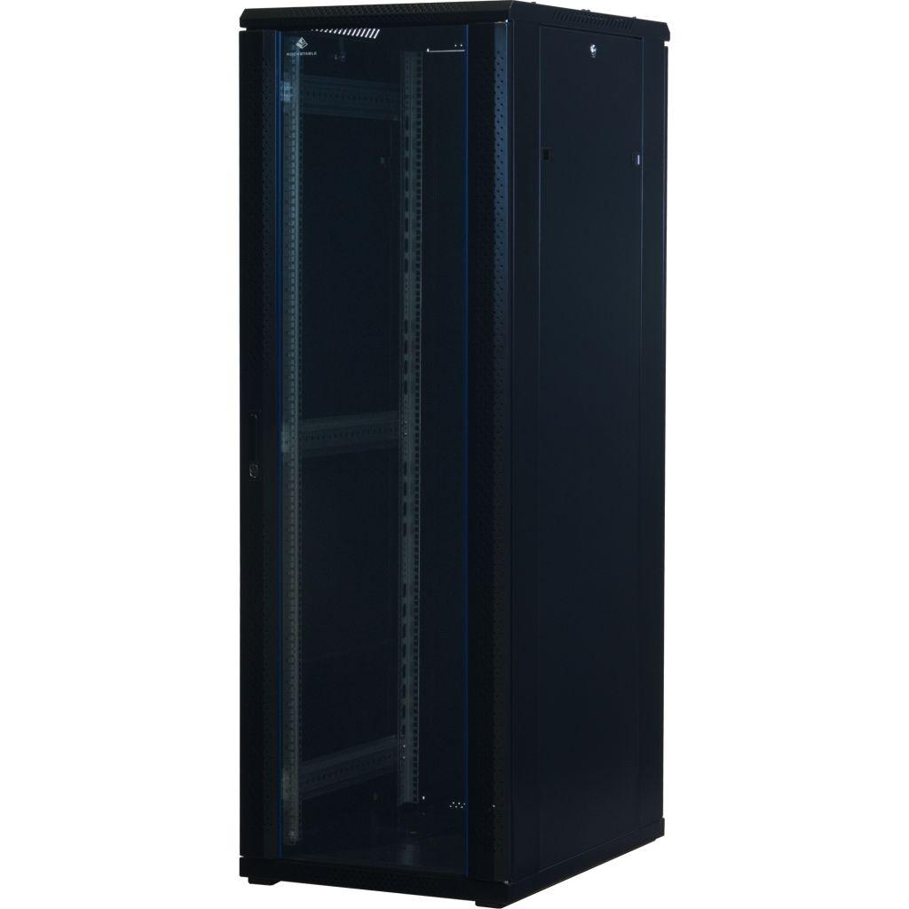 Rockstable 19 Zoll Serverschrank | Netzwerkschrank 37HE 600x800x1800mm (BxTxH) | RS19-6837 | Glastür - RS19-6837 - 4260714310550