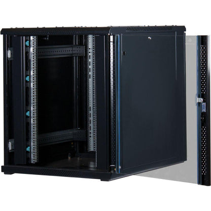 Rockstable 19 Zoll Serverschrank | Netzwerkschrank  18HE 800x1000x900mm (BxTxH) | RS19-8018 | Glastür