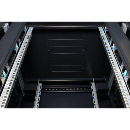Rockstable 19 Zoll Serverschrank | Netzwerkschrank  22HE 800x1000x1200mm (BxTxH) | RS19-8022PP | perforierte Tür