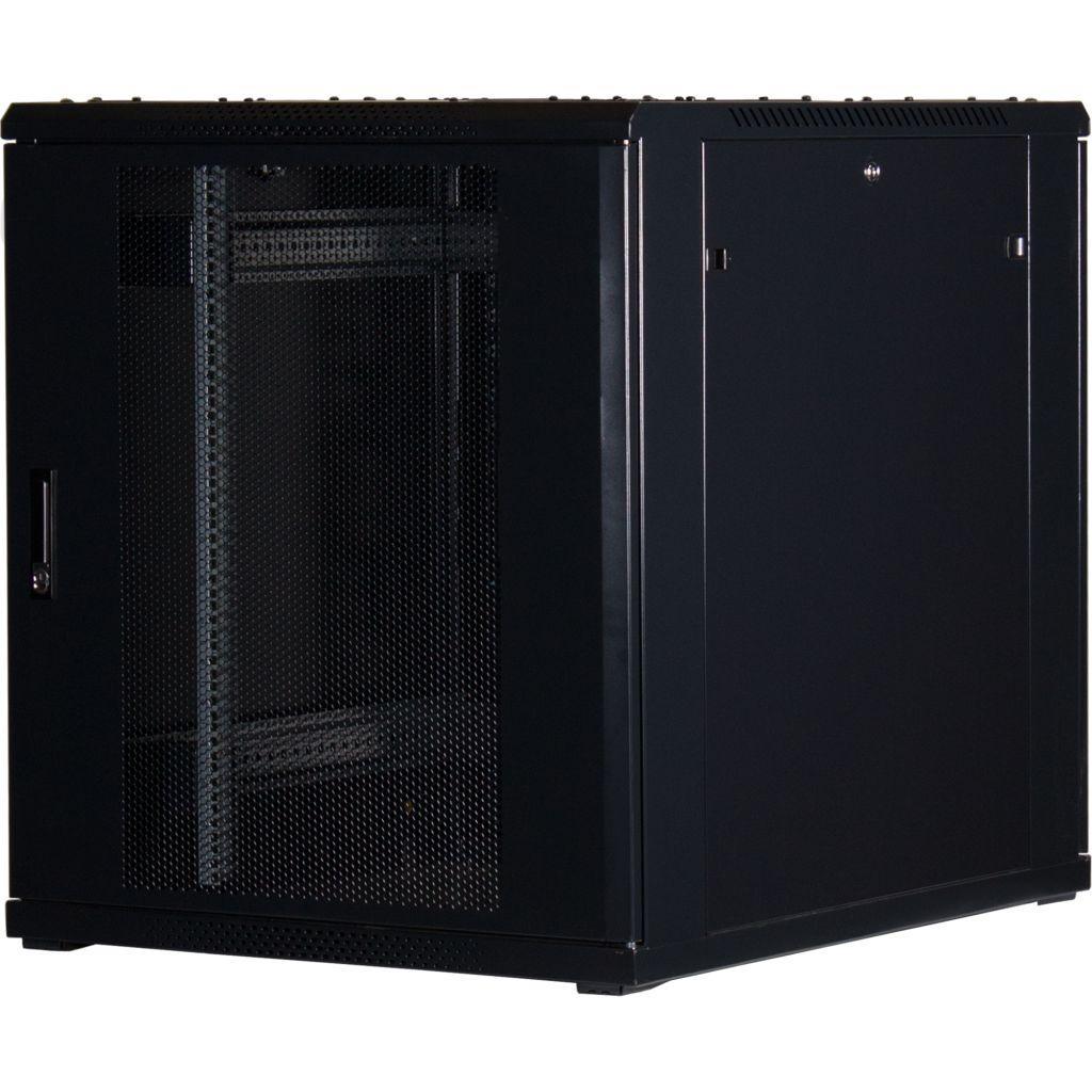 Rockstable 19 Zoll Serverschrank | Netzwerkschrank 18HE 800x1000x900mm (BxTxH) | RS19-8018PP | perforierte Tür - RS19-8018PP - 4260714310727