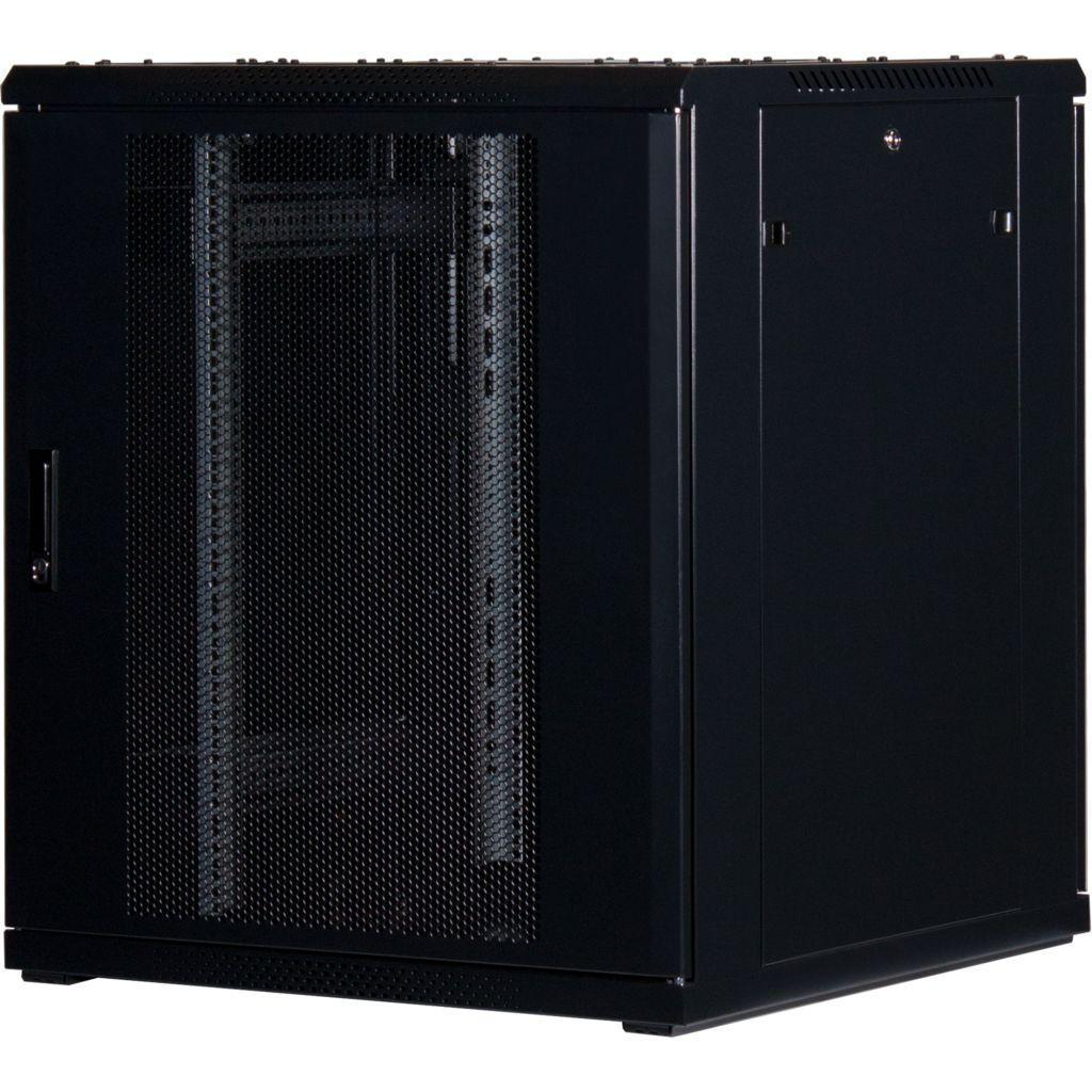 Rockstable 19 Zoll Serverschrank | Netzwerkschrank 18HE 800x800x900mm (BxTxH) | RS19-8818PP | perforierte Tür - RS19-8818PP - 4260714310710