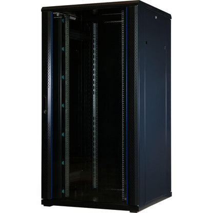 Rockstable 19 Zoll Serverschrank | Netzwerkschrank 32HE 800x800x1600mm (BxTxH) | RS19-8832 | Glastür - RS19-8832 - 4260714310529