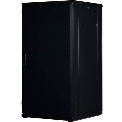 Rockstable 19 Zoll Serverschrank | Netzwerkschrank 32HE 800x800x1600mm (BxTxH) | RS19-8832 | Glastür - RS19-8832 - 4260714310529