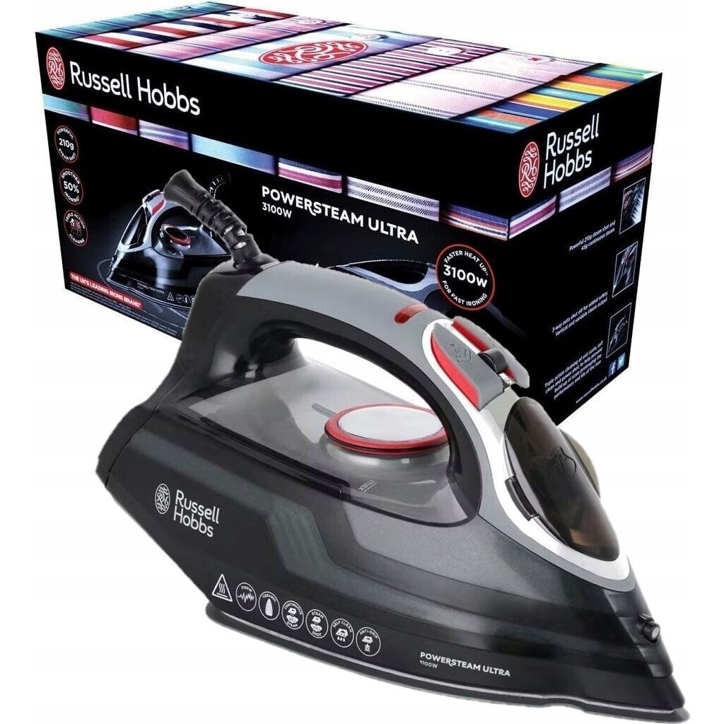 Russell Hobbs Dampfbügeleisen [3100W, 210 g Extra-Dampfstoß]