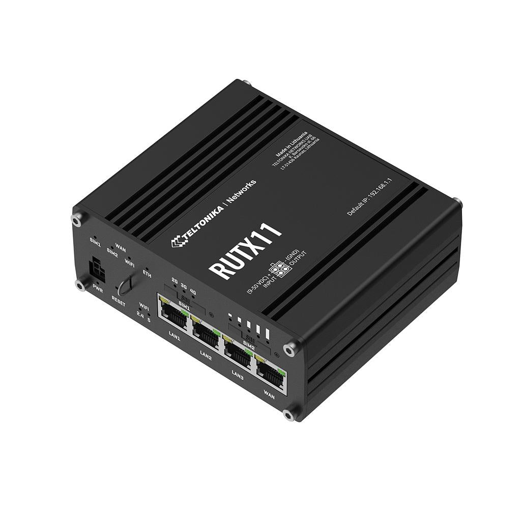 Teltonika RUTX11 - Wireless Router - WWAN - 4-Port-Switch