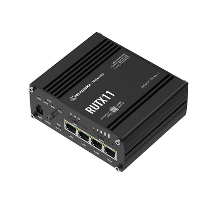 Teltonika RUTX11 - Wireless Router - WWAN - 4-Port-Switch - RUTX11000000 - 4779027312378 - Brocon Shop