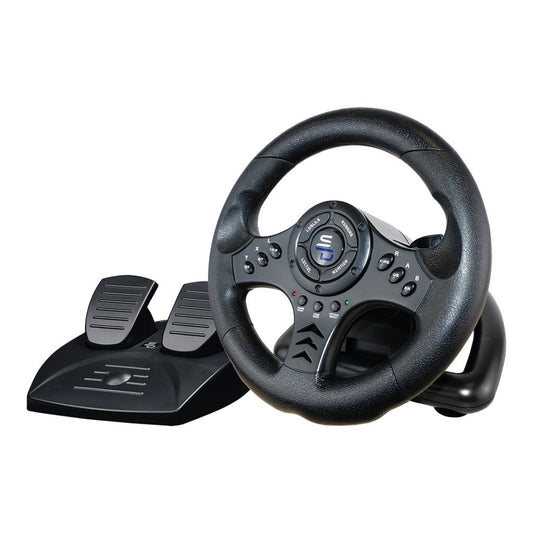 SuBsonic SA5426-NG - Lenkrad + Pedale - PC - PlayStation 4 - Xbox One - Xbox Series X - 180° - Kabelgebunden - USB - Schwarz