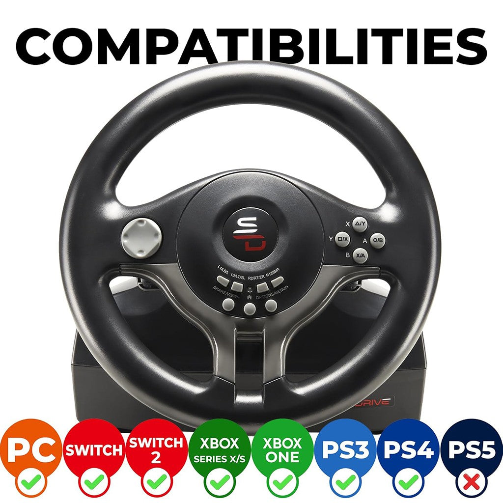 Subsonic - Superdrive SV200 - Gaming Lenkrad mit Pedale - SA5578