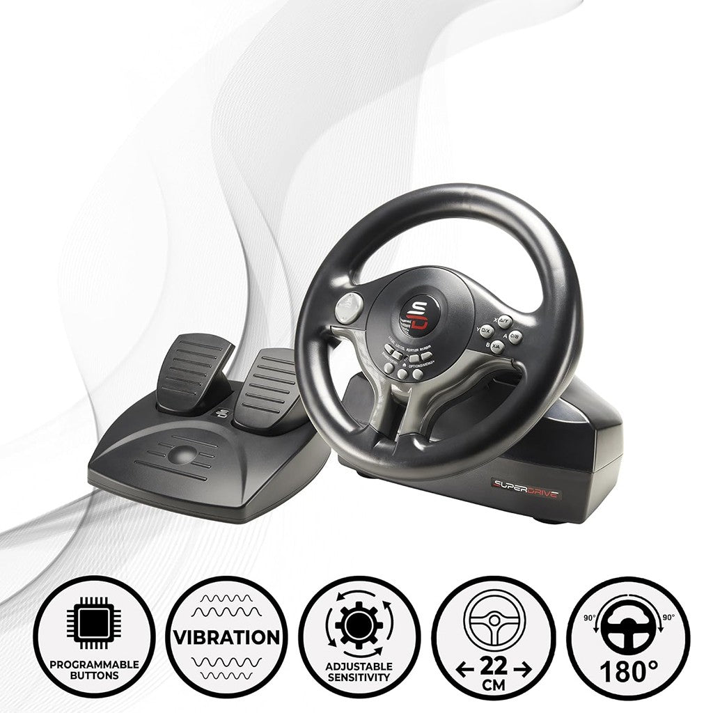 Subsonic - Superdrive SV200 - Gaming Lenkrad mit Pedale - SA5578