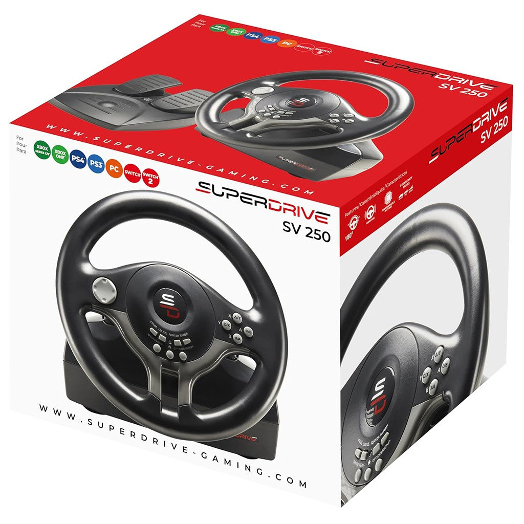 Subsonic - Superdrive SV200 - Gaming Lenkrad mit Pedale - SA5578