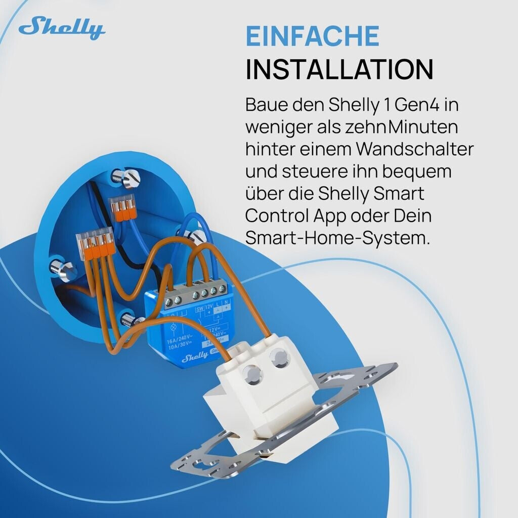 Shelly · Unterputz·""1 Gen4""· Relais· max·