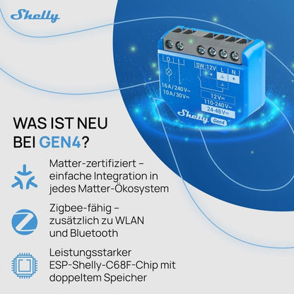 Shelly · Unterputz·""1 Gen4""· Relais· max·