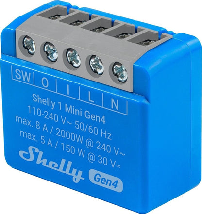 Shelly · Unterputz·""1 Mini Gen4""· Relais· max·