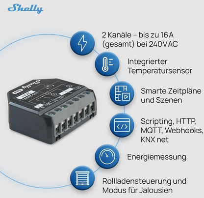 Shelly · Unterputz·""2PM Gen4""· Relais· max·