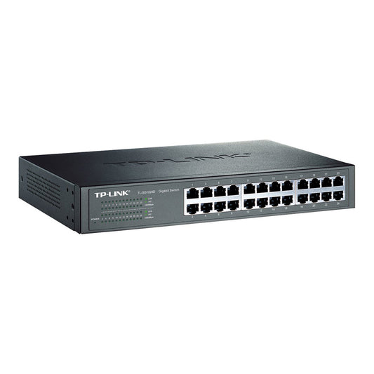 TP-LINK TL-SG1024D Switch with 24 Gigabit Ethernet ports for high-performance network connectivity.