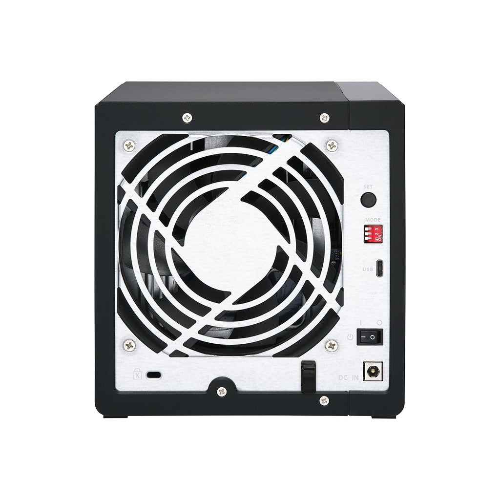 QNAP TR-004 - HDD / SSD-Gehäuse - 2.5/3.5" - Serial ATA II - Serial ATA III - 3 Gbit/s - Hot-Swap - Schwarz