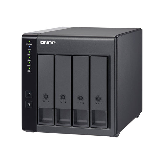 QNAP TR-004 - HDD / SSD-Gehäuse - 2.5/3.5" - Serial ATA II - Serial ATA III - 3 Gbit/s - Hot-Swap - Schwarz