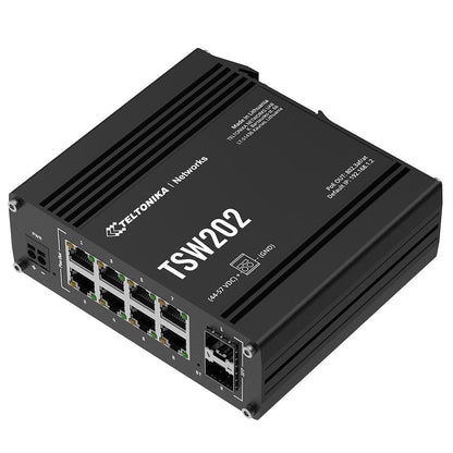 Teltonika TSW202 - Switch - managed - 8 x 10/100/1000 (PoE+)