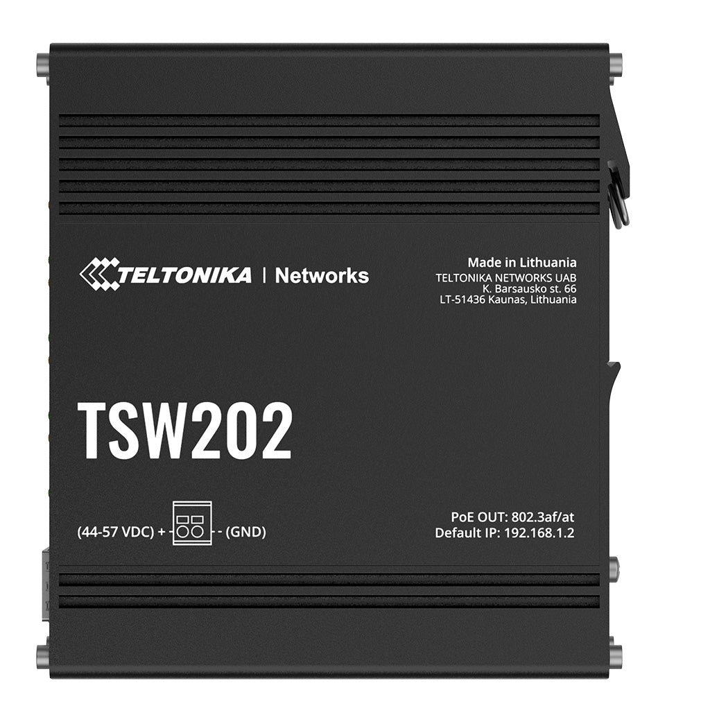Teltonika TSW202 - Switch - managed - 8 x 10/100/1000 (PoE+) - Brocon Shop