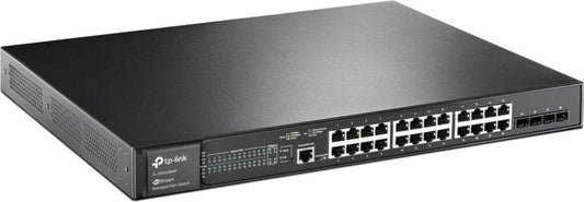 TP-LINK SG3428XMP Omada L2+ Managed Switch 24× PoE+ 4× 10Ge Sfp+ - Switch - 1 Gbps