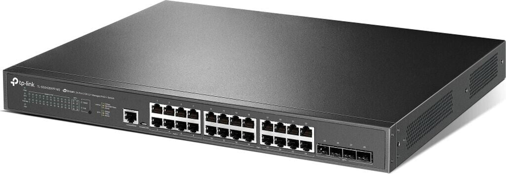 TP-LINK JetStream TL-SG3428XPP-M2 - Managed - L2+ - 2.5G Ethernet (100/1000/2500) - Power over Ethernet (PoE) - Rack-Einbau - 1U
