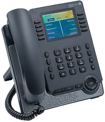 Alcatel Lucent Enterprise ALE-30h - IP-Telefon - Grau - Kabelgebundenes Mobilteil - Tisch/Wand - IP22 - LCD