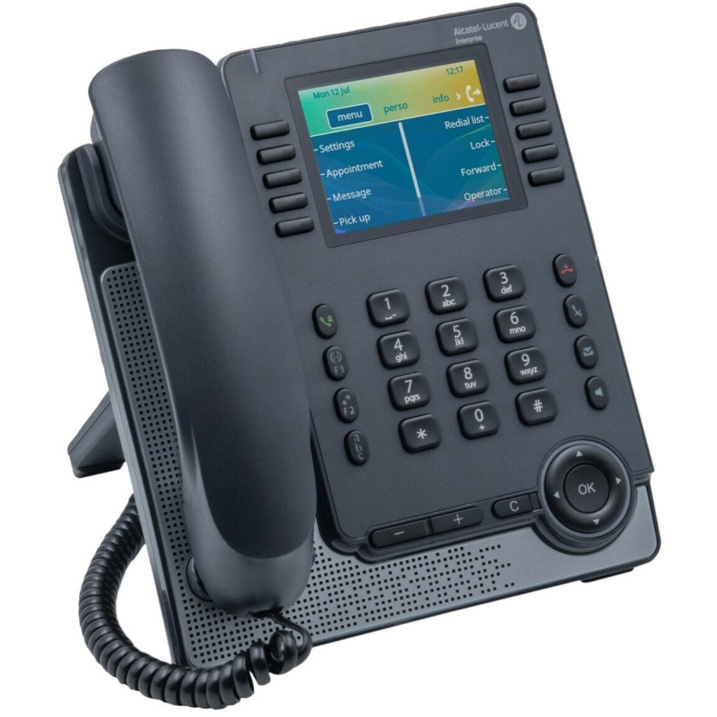 Alcatel Lucent Enterprise ALE-30h - IP-Telefon - Grau - Kabelgebundenes Mobilteil - Tisch/Wand - IP22 - LCD