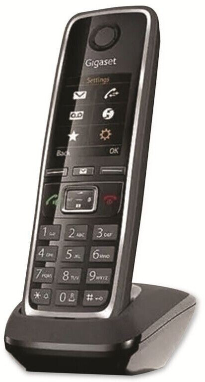 Gigaset E720HX - Analoges/DECT-Telefon - Kabelloses Mobilteil - 200 Eintragungen - Anrufer-Identifikation - SMS (Kurznachrichtendienst) - Schwarz