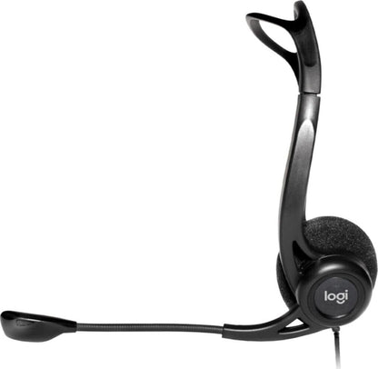 Logitech 960 USB Computer Headset - Kopfhörer - Kopfband - Anrufe/Musik - Schwarz - Binaural - 2,4 m