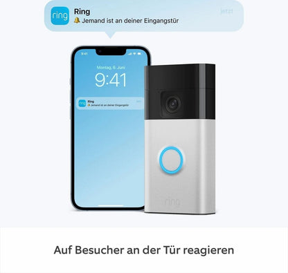 Ring Video Doorbell Nikkel
