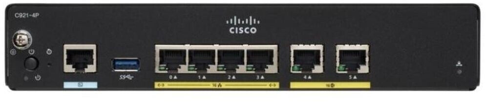 Cisco C927-4P - Ethernet-WAN - Gigabit Ethernet - DSL-WAN - Schwarz