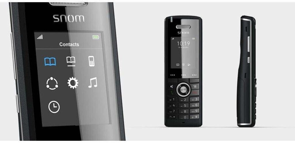 Snom M65 - Schwarz - TFT - 5,08 cm (2") - 176 x 220 Pixel - 262144 Farben - Lithium-Ion (Li-Ion)