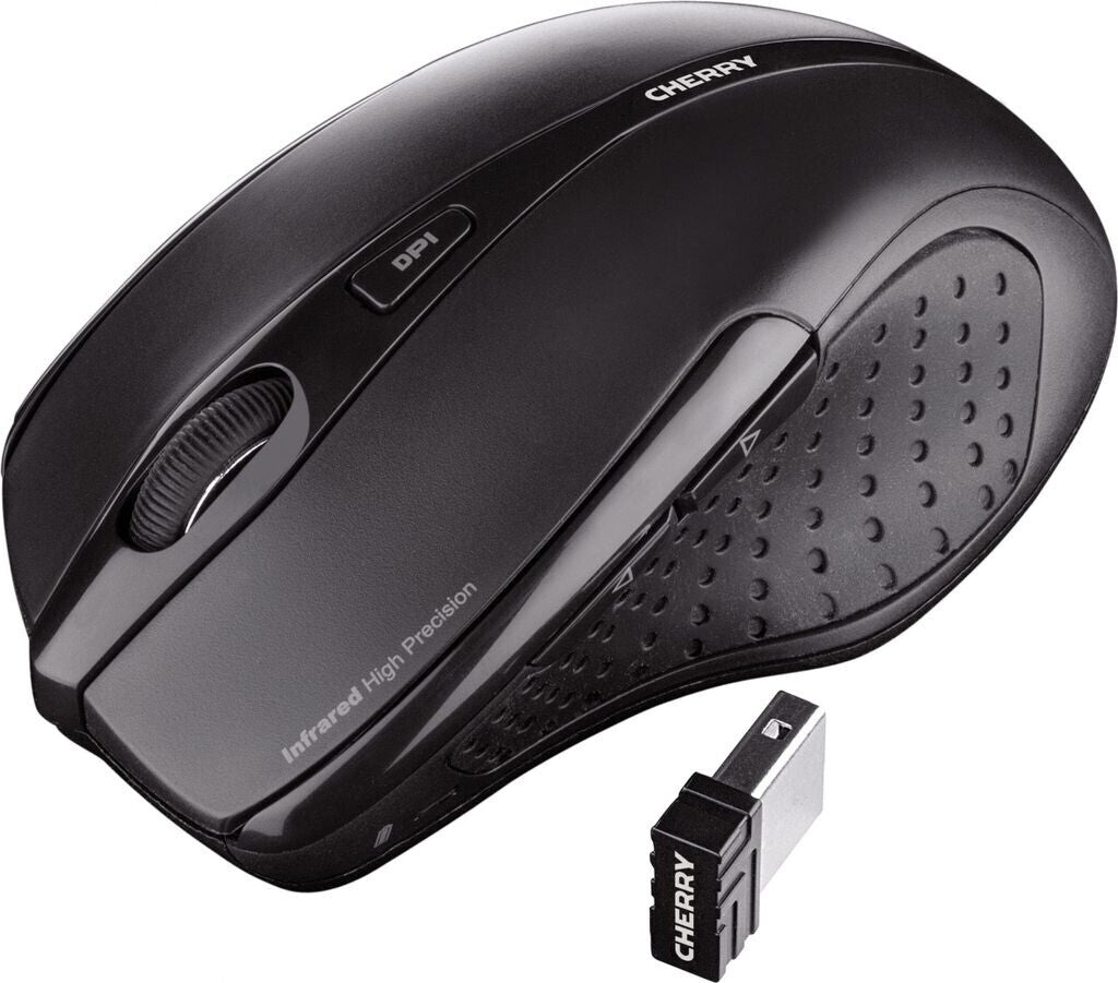 Cherry MW 3000 - Maus - 1.750 dpi Optisch - 5 Tasten - Schwarz