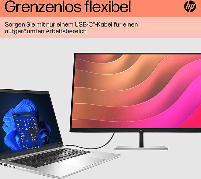 HP E32k G5 4K USB-C-Monitor - 80 cm (31.5") - 3840 x 2160 Pixel - 4K Ultra HD - LCD - 5 ms - Schwarz