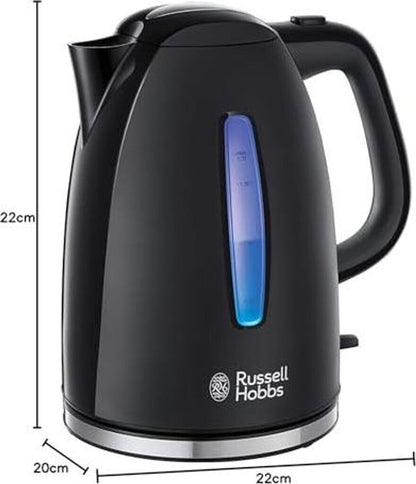 Russell Hobbs 22591-70 - 1,7 l - 2400 W - Schwarz - Kunststoff - Edelstahl - Wasserstandsanzeige - Filterung
