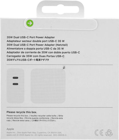 Apple 35W Dual USB-C Power Adapter