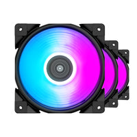 Pccooler 3in1 120mm Halo Gehäuselüfter in RGB - Ventilator - 12 cm - 1000 RPM - 2000 RPM - 26,5 dB - 65 cfm