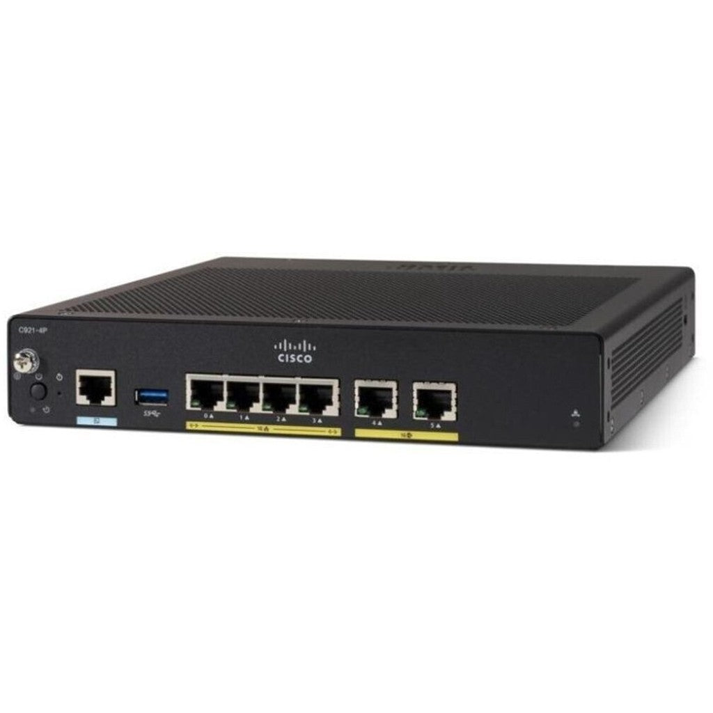 Cisco C927-4P - Ethernet-WAN - Gigabit Ethernet - DSL-WAN - Schwarz