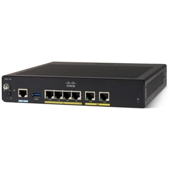 Cisco C927-4P - Ethernet-WAN - Gigabit Ethernet - DSL-WAN - Schwarz