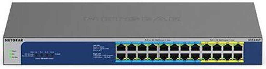 Netgear GS524UP - Unmanaged - Gigabit Ethernet (10/100/1000) - Vollduplex - Power over Ethernet (PoE) - Rack-Einbau