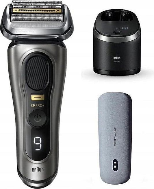 Braun Series 9 Pro+ 9575cc Wet & Dry - Folienschaber - Metallisch - Akku - Lithium-Ion (Li-Ion) - 90 min - Box