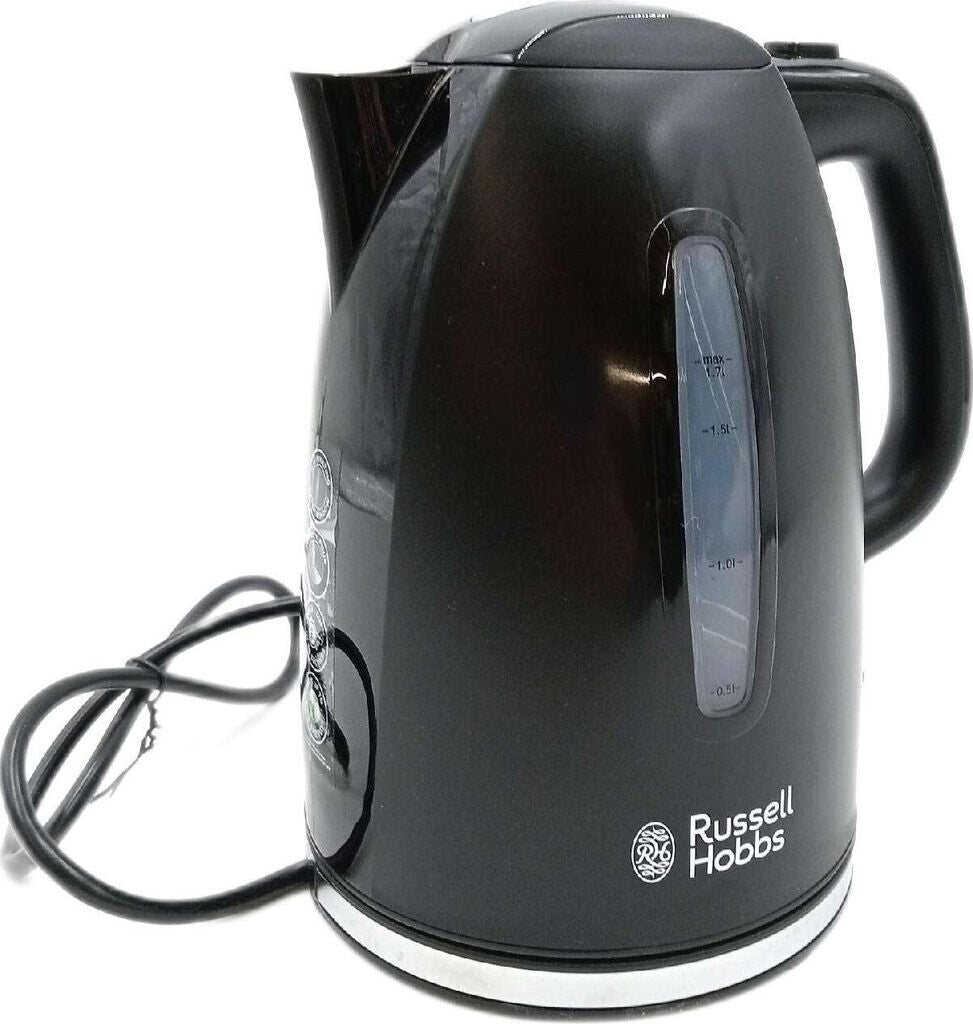 Russell Hobbs 22591-70 - 1,7 l - 2400 W - Schwarz - Kunststoff - Edelstahl - Wasserstandsanzeige - Filterung