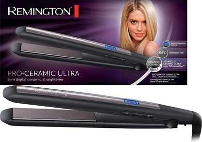 Remington Pro Ceramic Ultra Haarglätter - Glätteisen - Warm - 150 °C - 230 °C - PTC-Keramikheizung - 15 s