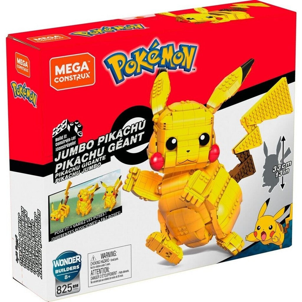 MEGA Brands MEGA Pokémon FVK81 - Gebäudefigur - 8 Jahr(e) - Gelb - 600 Stück(e)