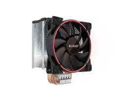 Pccooler GI-X5 V2 CPU-Kühler in Rot - Kühlset - 12 cm - 1000 RPM - 1800 RPM - 26,5 dB - 65 cfm