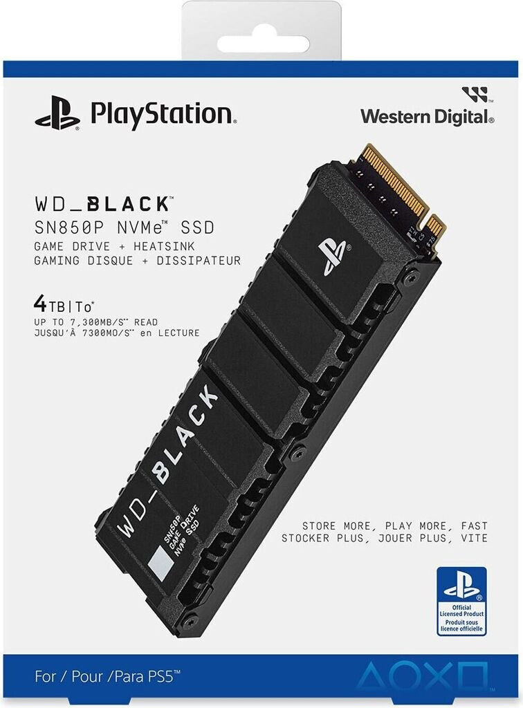 WD_BLACK Black SN850P NVMe SSD WDBBYV0020BNC-WRSN - SSD - 4 TB