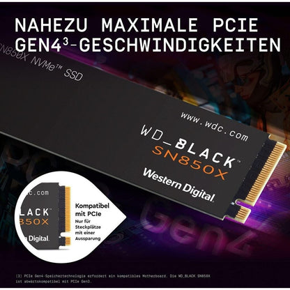 WD_BLACK Western Digital Black SN850X - 2 TB - M.2 - 7300 MB/s