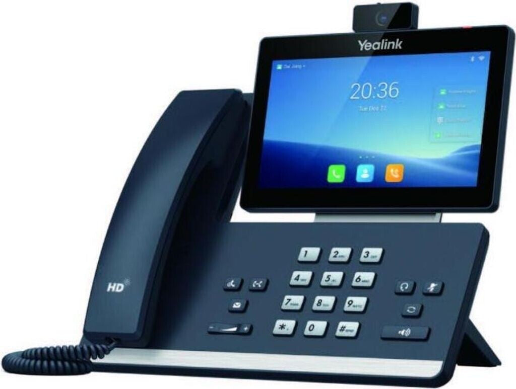 Yealink SIP-T58W - IP-Telefon - Grau - Kabelgebundenes Mobilteil - Im Band - Außerhalb des Bandes - SIP-Info - 1000 Eintragungen - LCD